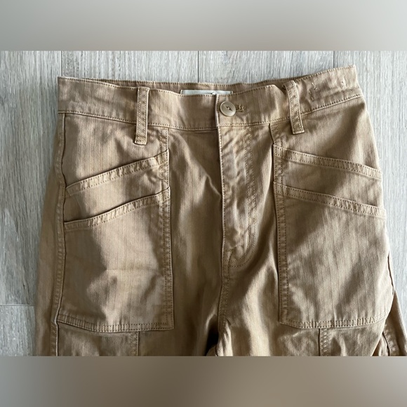 Madewell Women’s The Garment-Dyed '90s Straight Cargo Pant Sand Dune - Size 25 - Picture 5 of 9